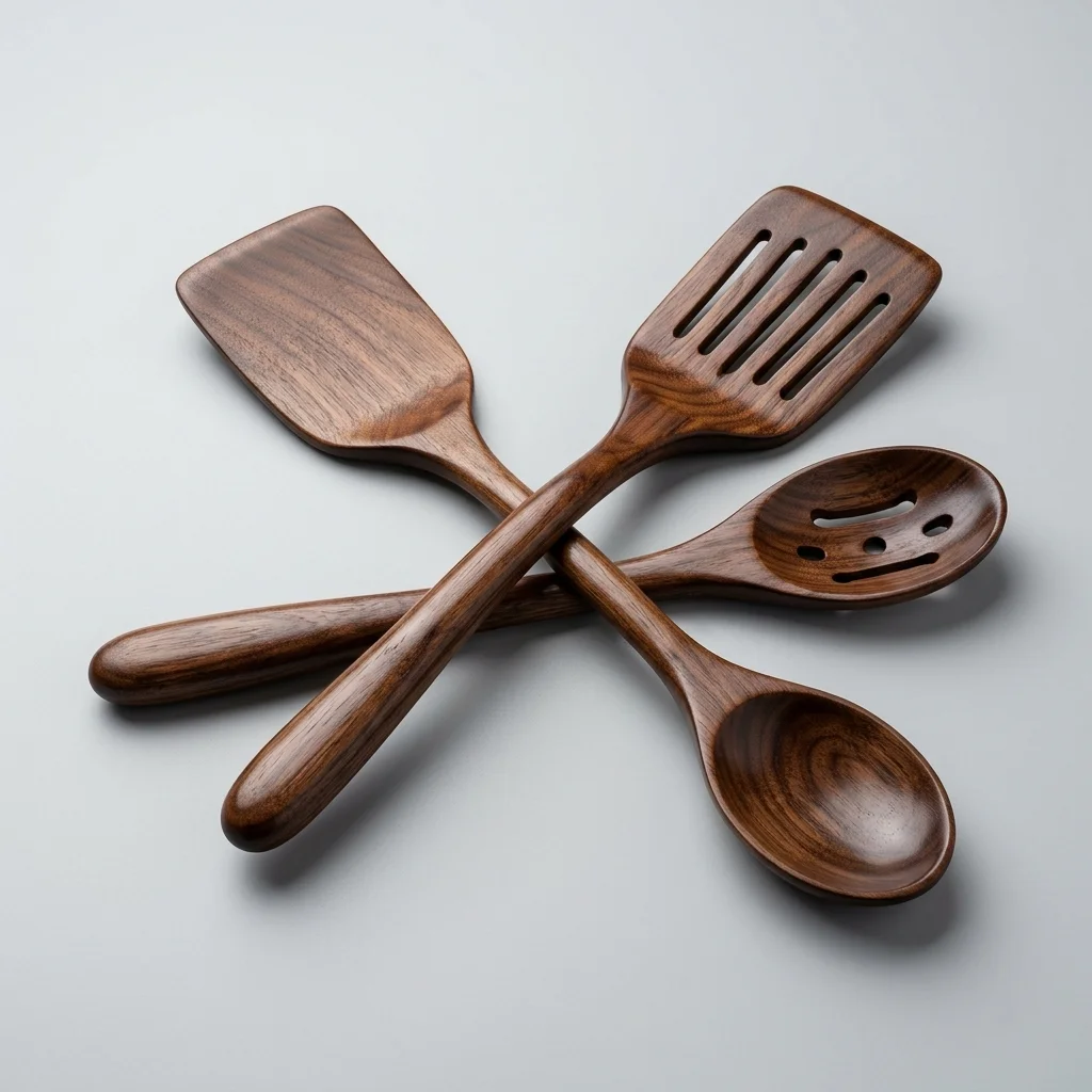 Brown Wood Spoons
